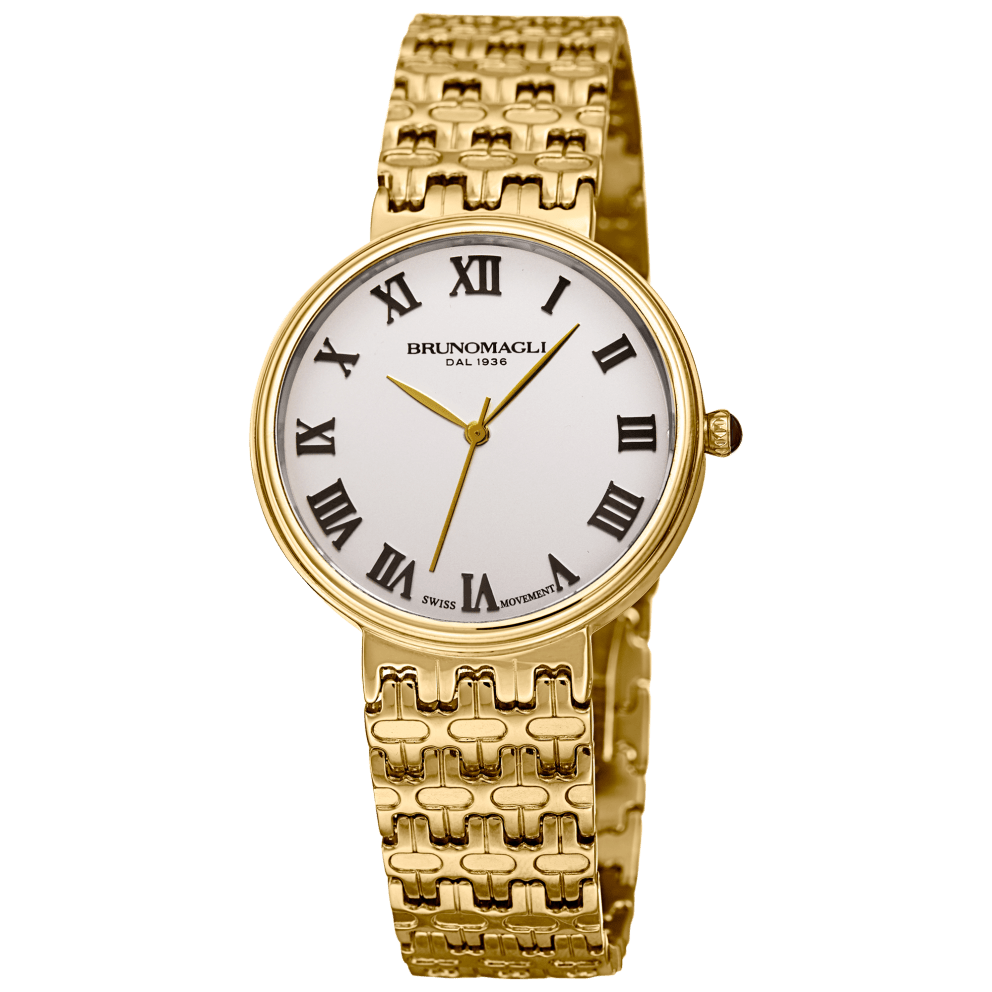 Gold with White