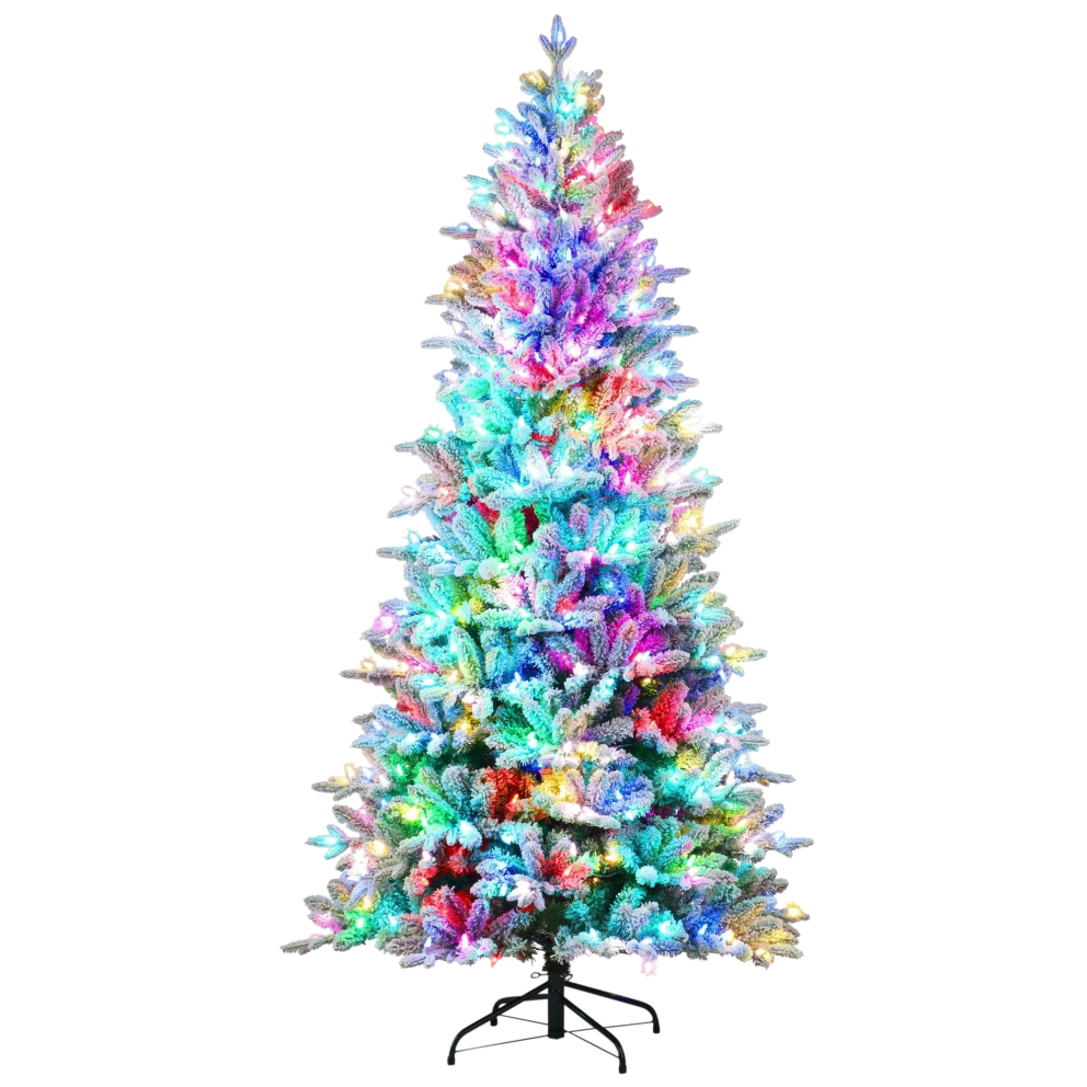 Flocked with Multi-Color