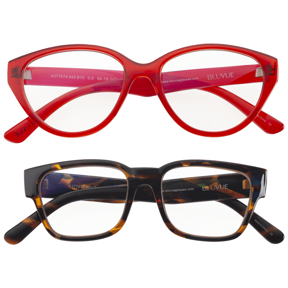 London Blue Tortoise & Marine Crystal Red
