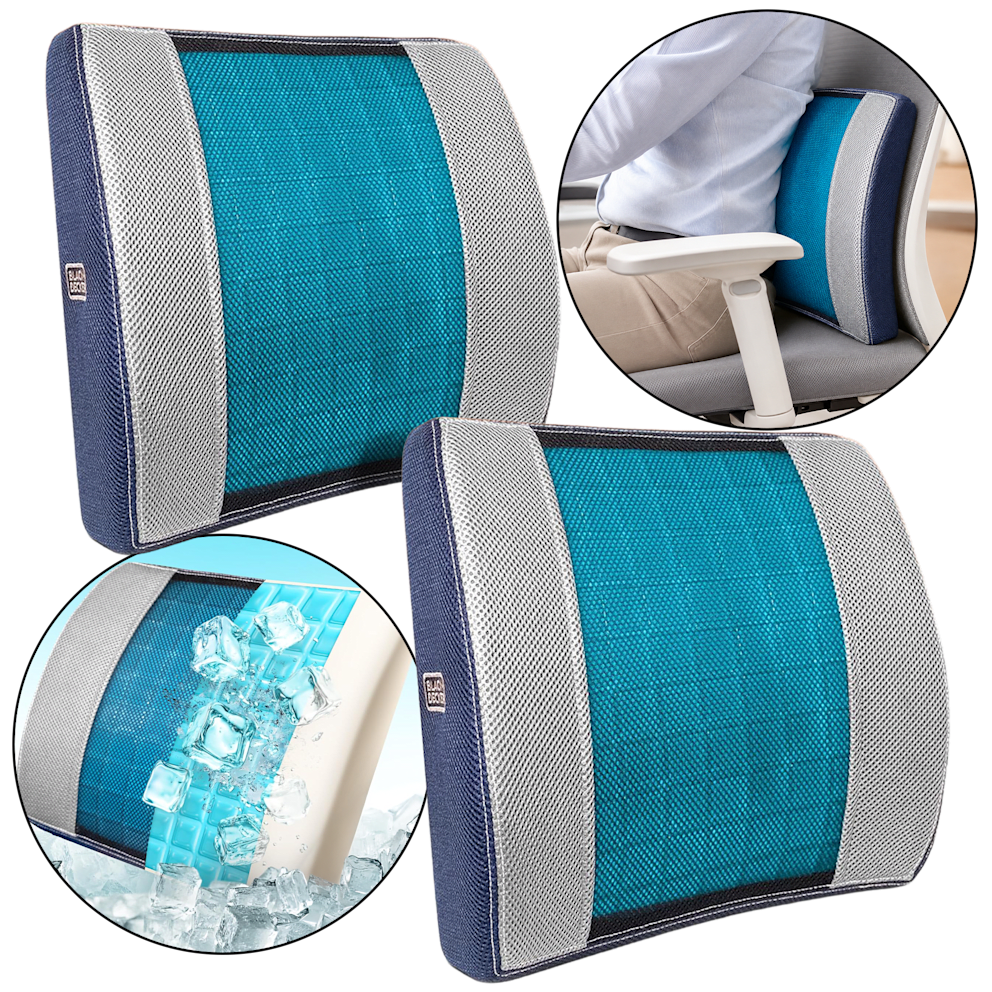 Ergonomic design helps promote a more comfortable seated position.