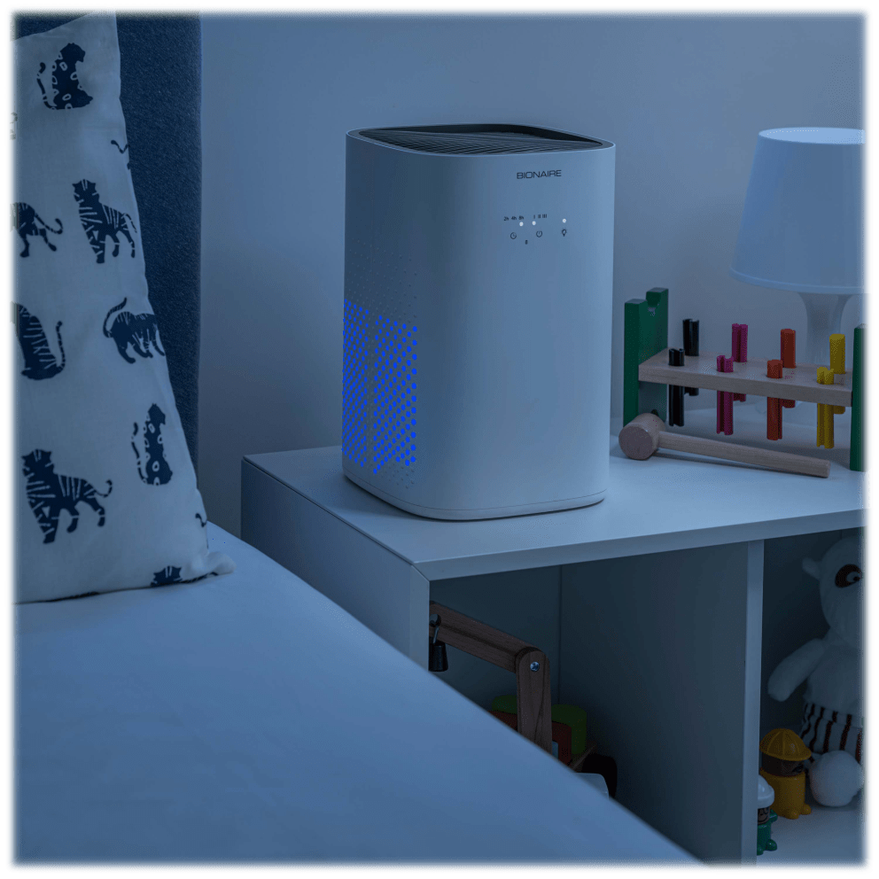 Operates at 30 decibels/dBA (as quiet as a library) so you can enjoy a restful night of sleep, while still getting clean air