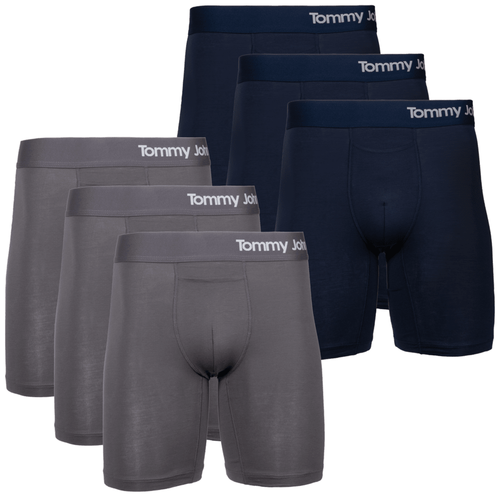 Cool Cotton 8" - Iron Grey / Navy