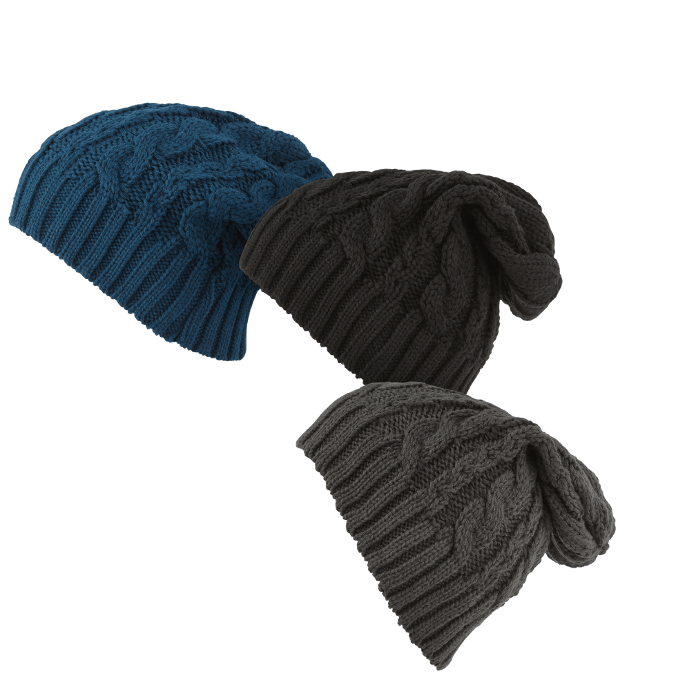 Without Poms in Navy/Black/Charcoal
