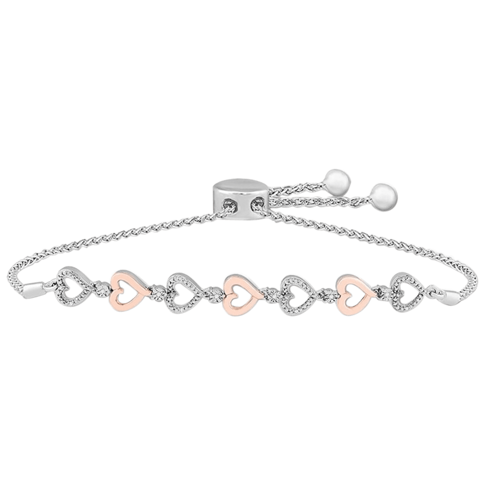 10K White/Rose Gold