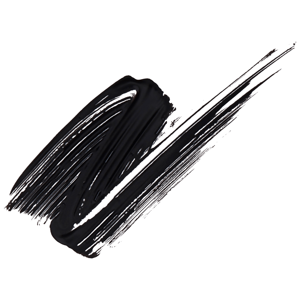 La máscara waterproof da máxima pigmentación con cepillo de fibras onduladas suaves.