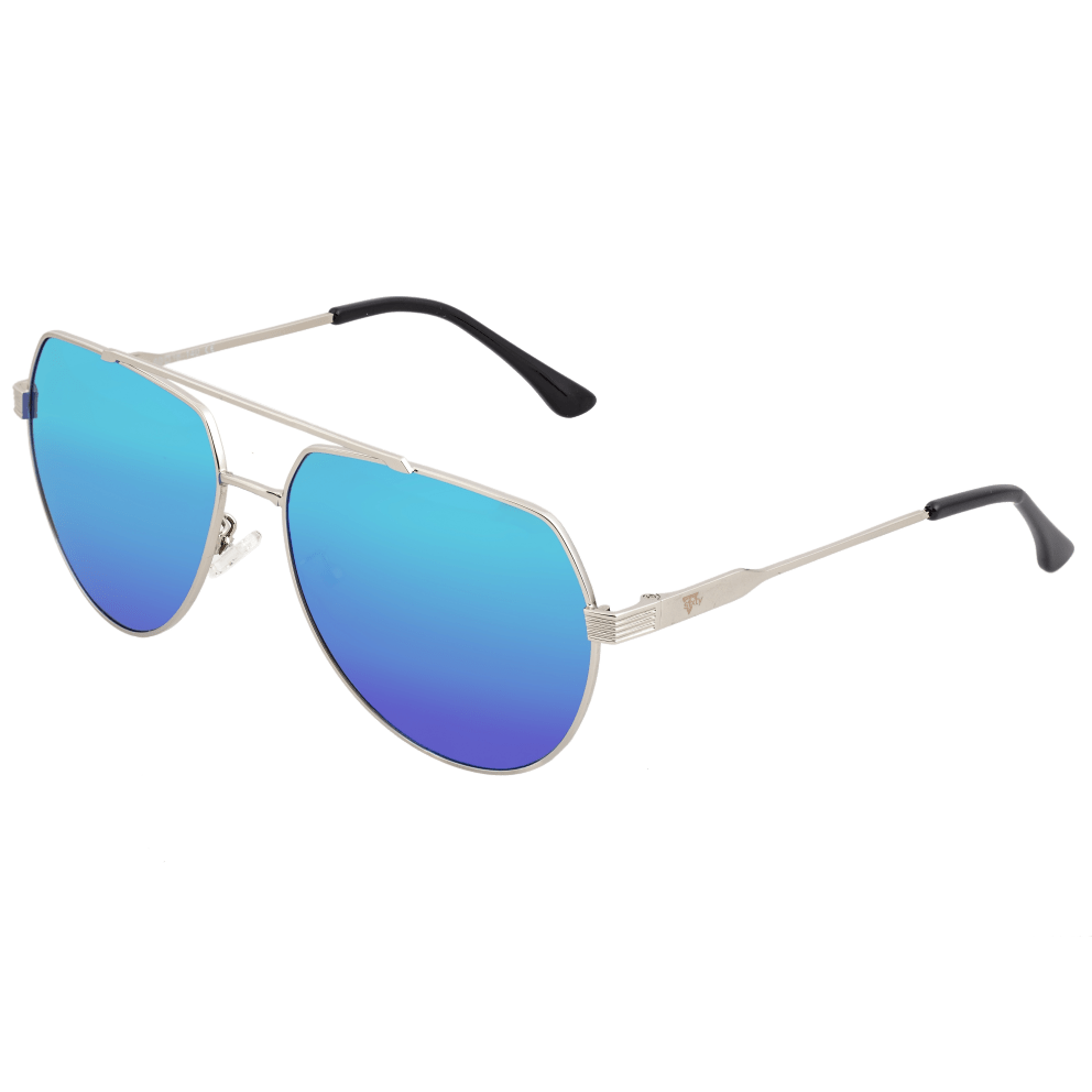 Silver/Blue-Green