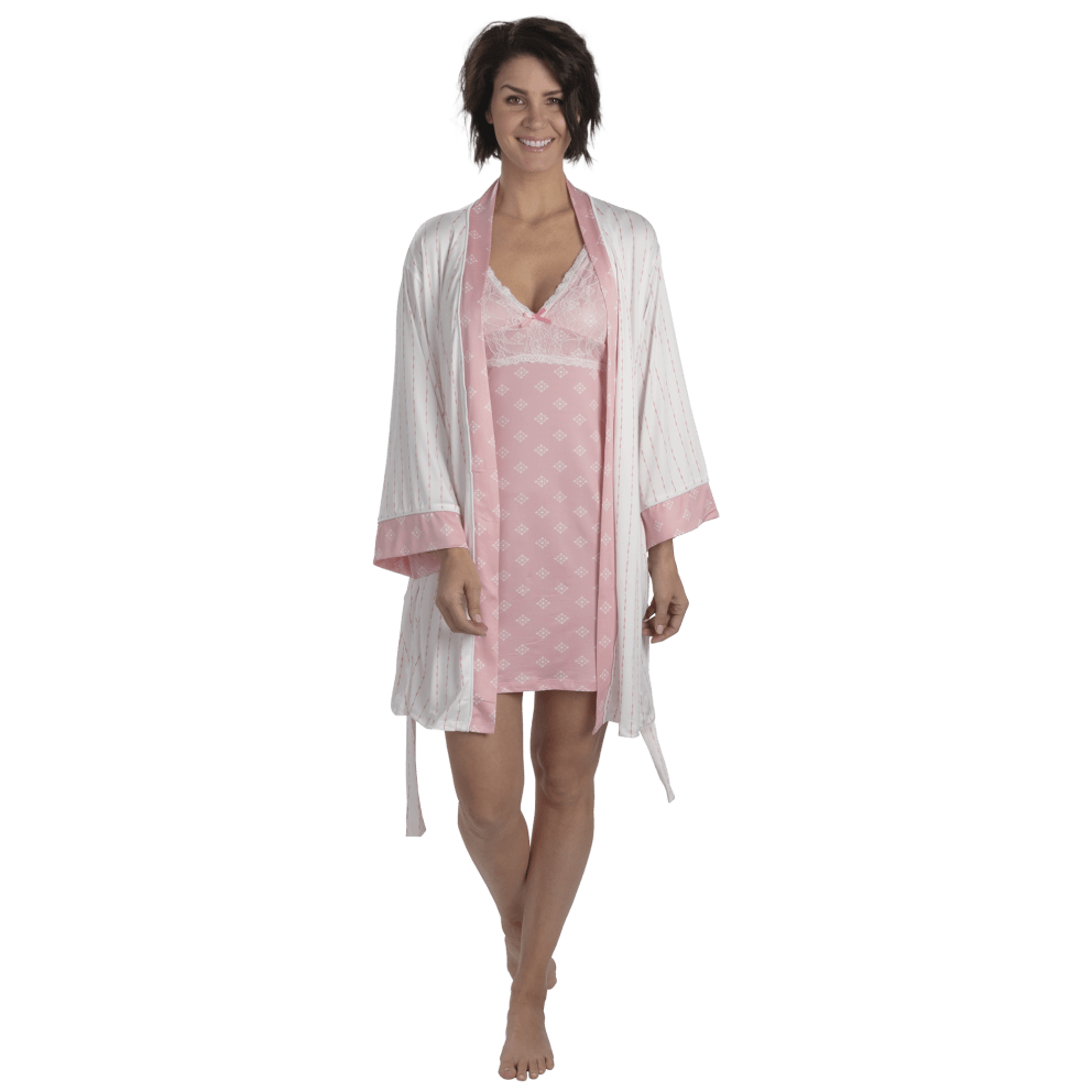 White & Pink
