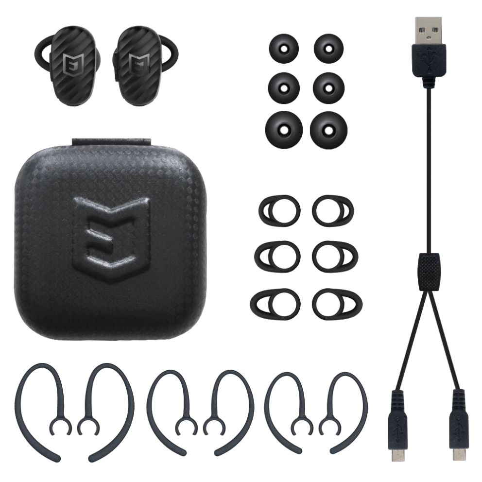 3 sets of Silicon Ear Tips, Fins & Hooks