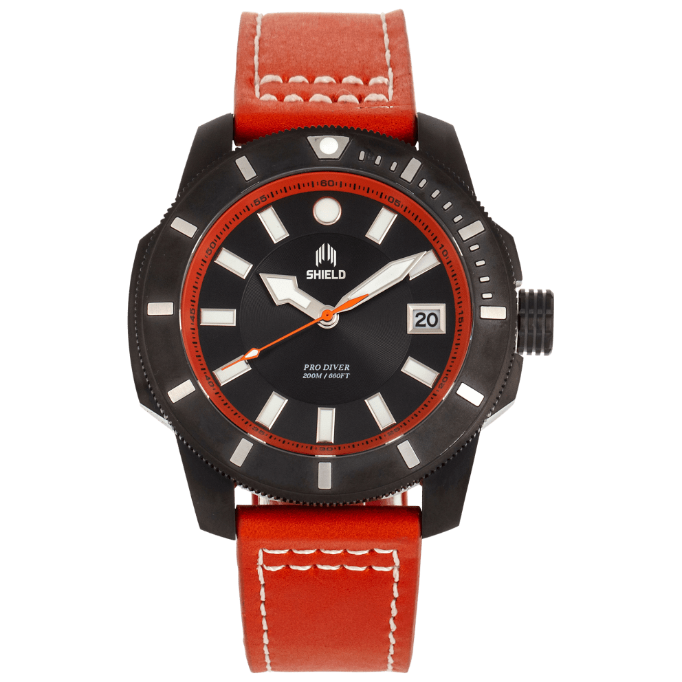 Black/Orange