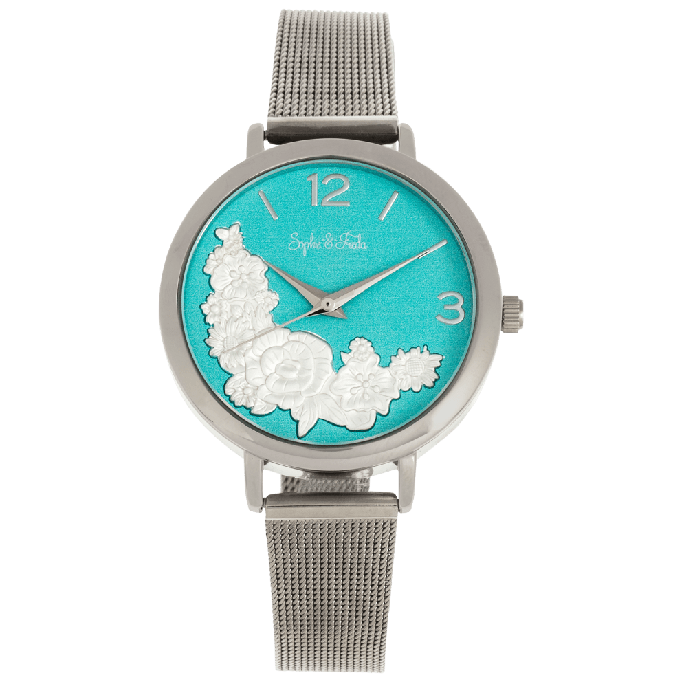 Silver/Turquoise