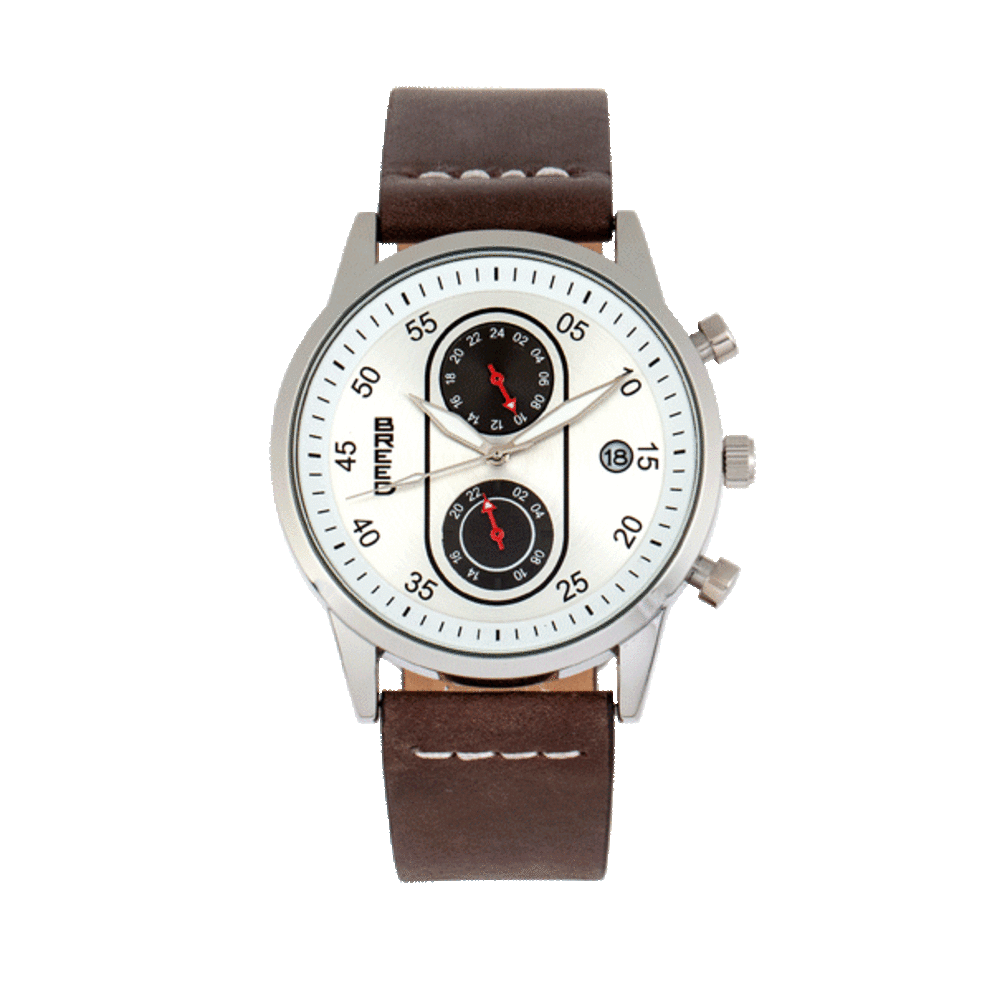 Silver/Dark Brown