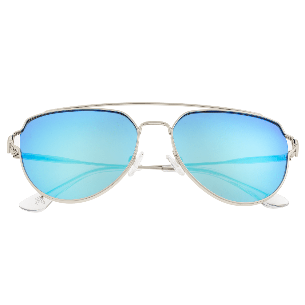 Silver/Blue