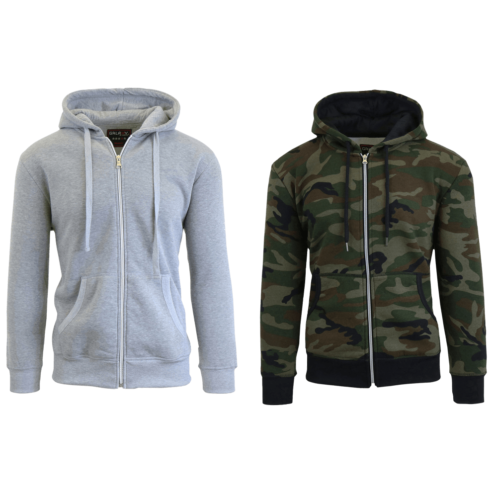 Woodland Camo & Heather Grey