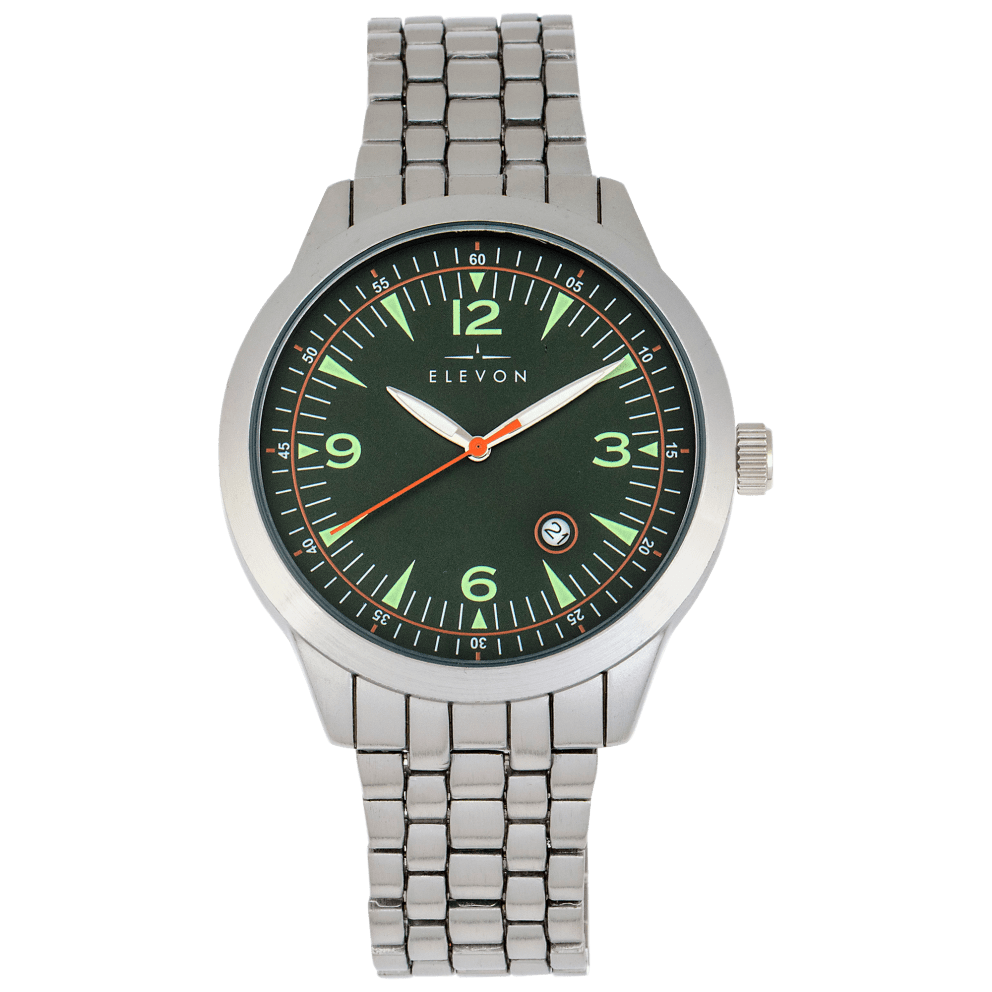 Silver/Green