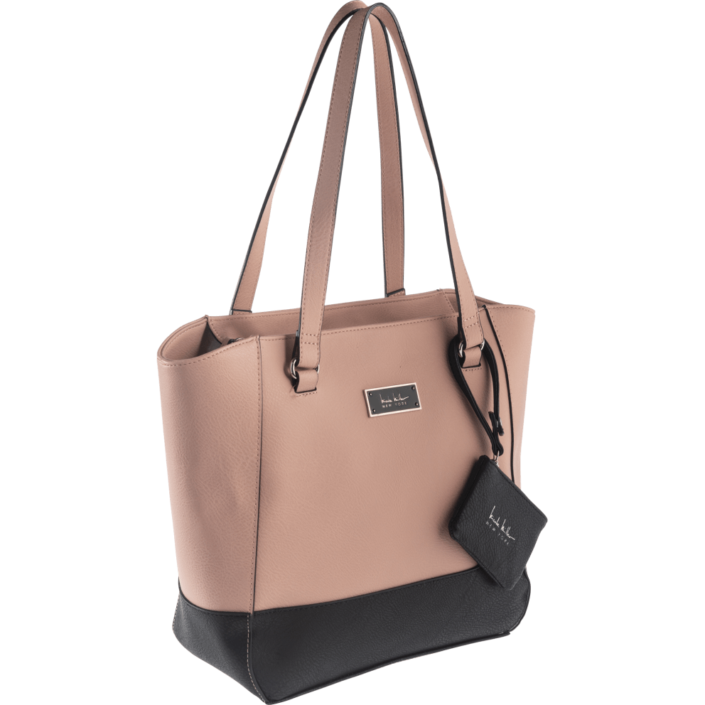 Petal Pink/Black with Matching Wristlet