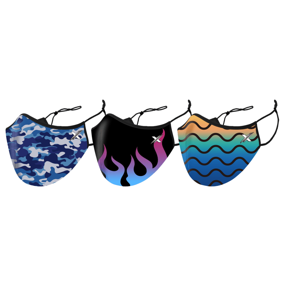Camo / Flames / Waves