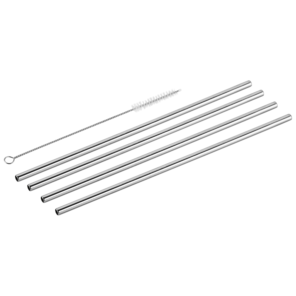 Cuisinart Stainless Steel 4-piece Straight Straw Set