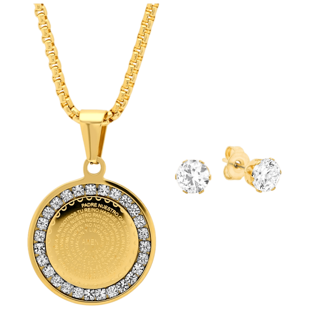 18K Gold Plated Padre Nuestro