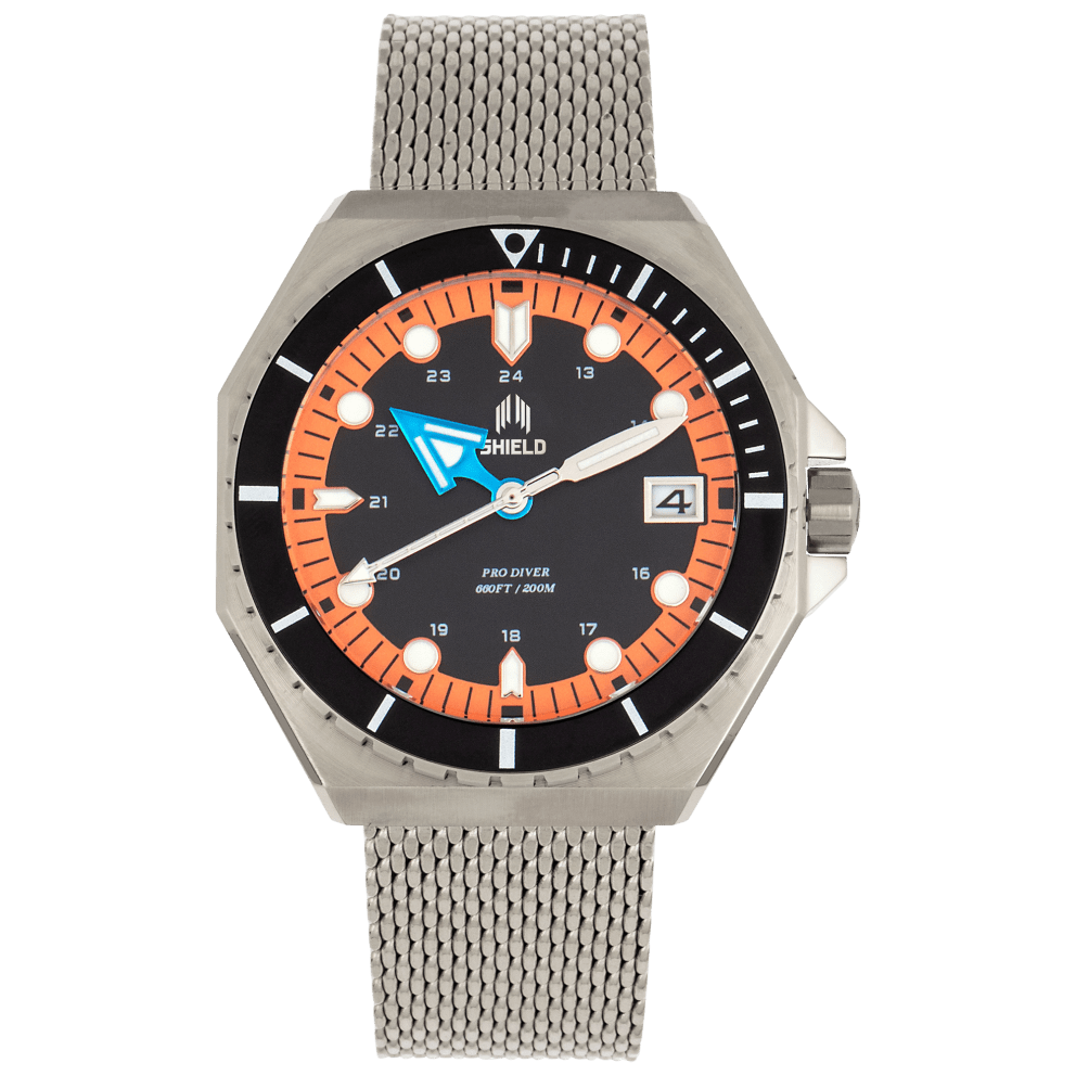 Silver/Orange