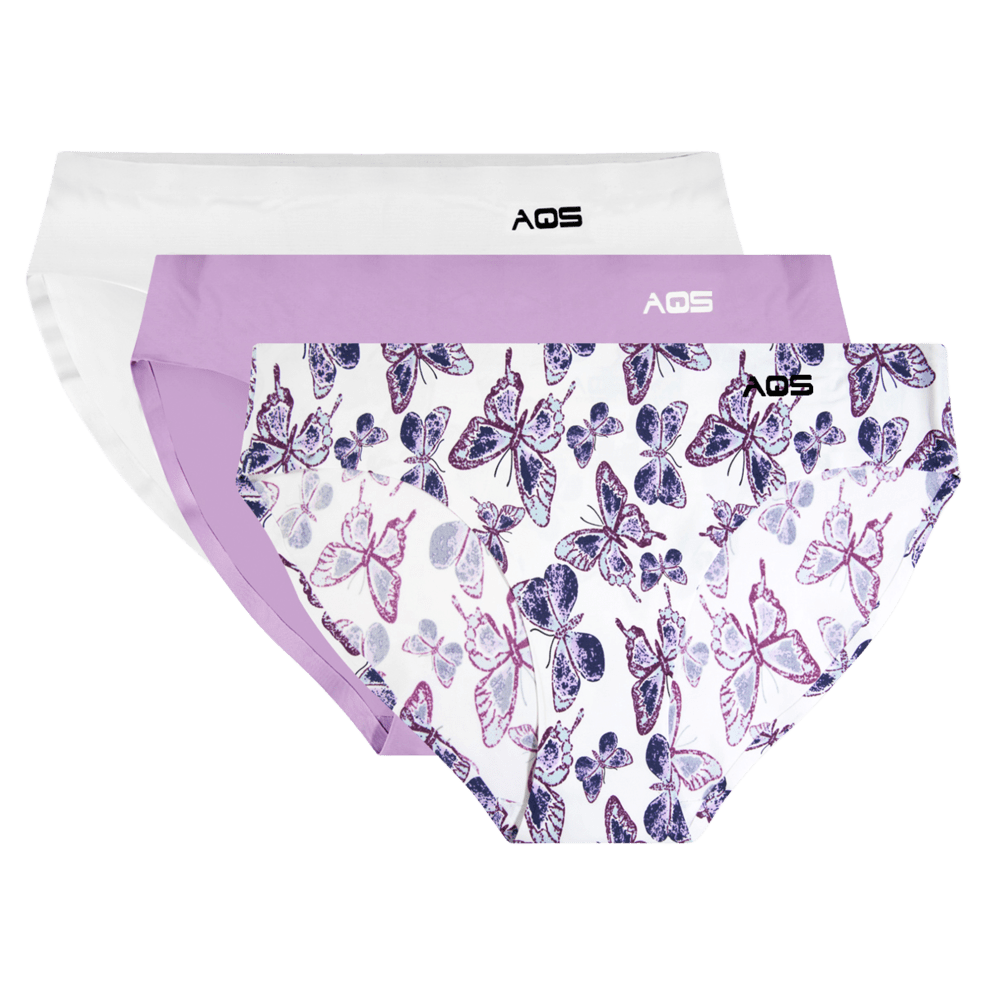 Butterfly/Purple/White