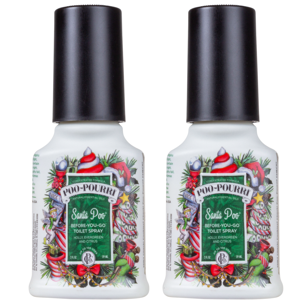 2-Pack: PooPourri Holiday Santa Poo 2oz