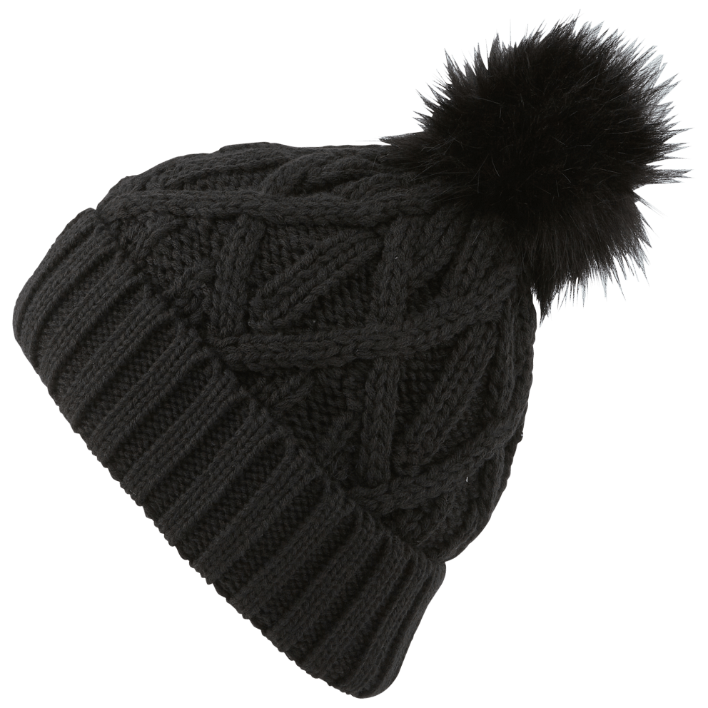 With Poms in Black