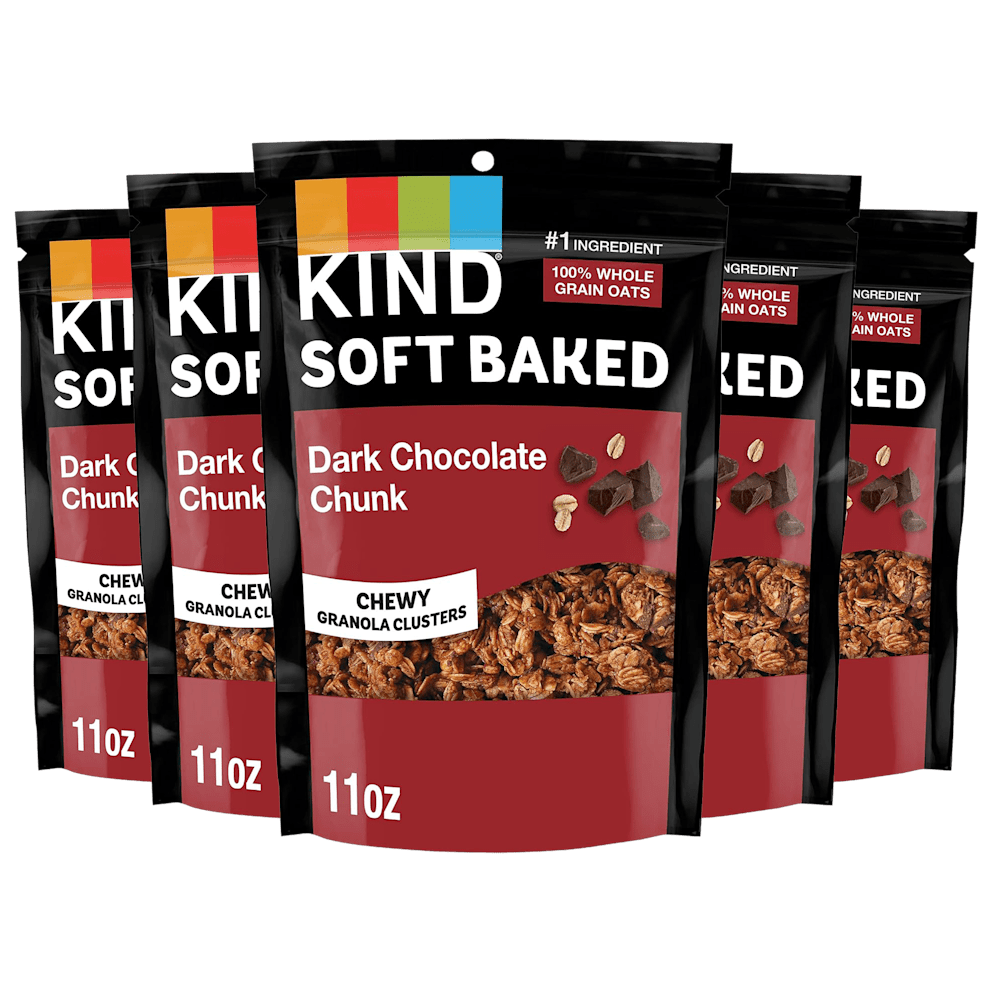 5-Pack: Soft Baked Dark Chocolate Granola Chunk
