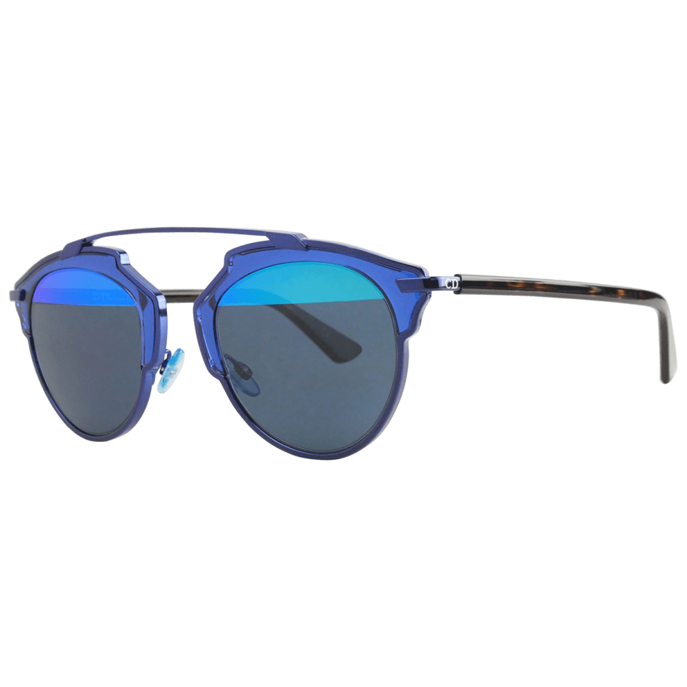Style: So Real, Frame: Blue Dark Havana, Lenses: Blue