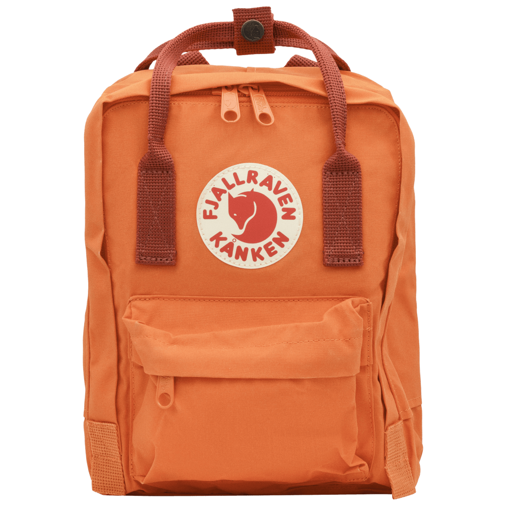 Classic Kanken Mini Burnt Orange/Deep Red