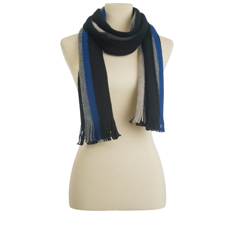 Black/Royal Stripe