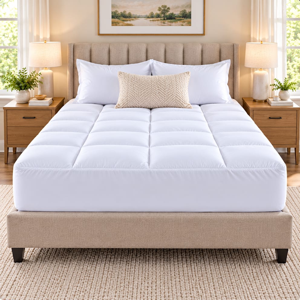 Adds a cushy layer for more restful nights