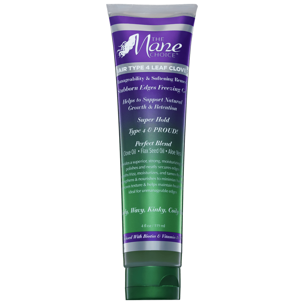 Hair Type 4 Leaf Clover Stubborn Edges Freezing Gel