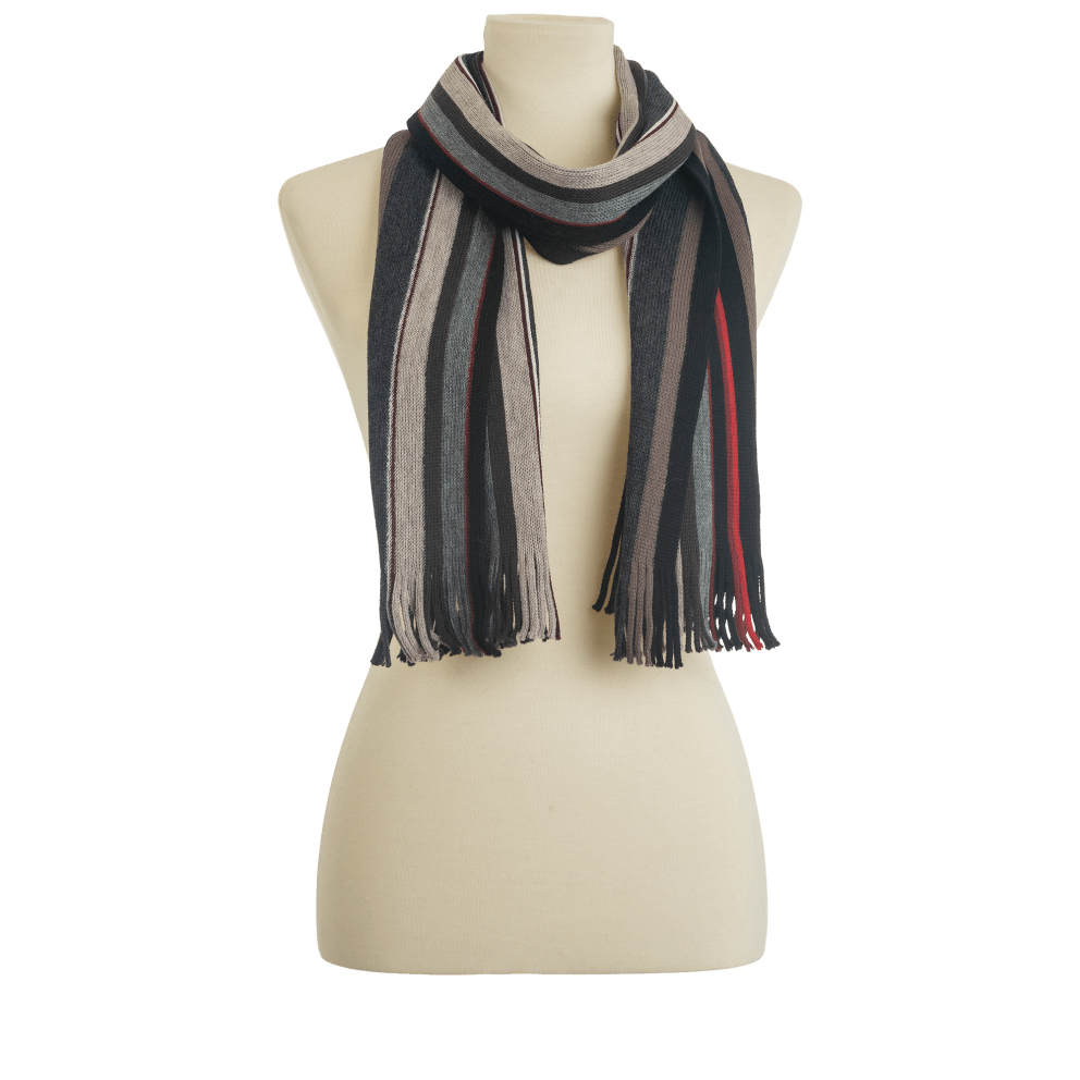 Black/Brown Multi Stripe