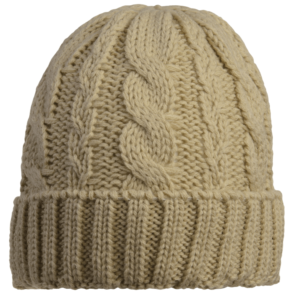 premium knit design in camel