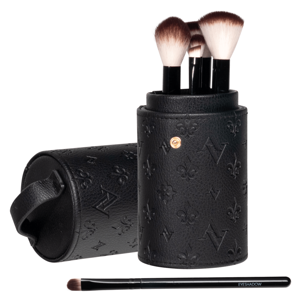 Adrienne Vittadini 7-Piece Brush and Cup Holder