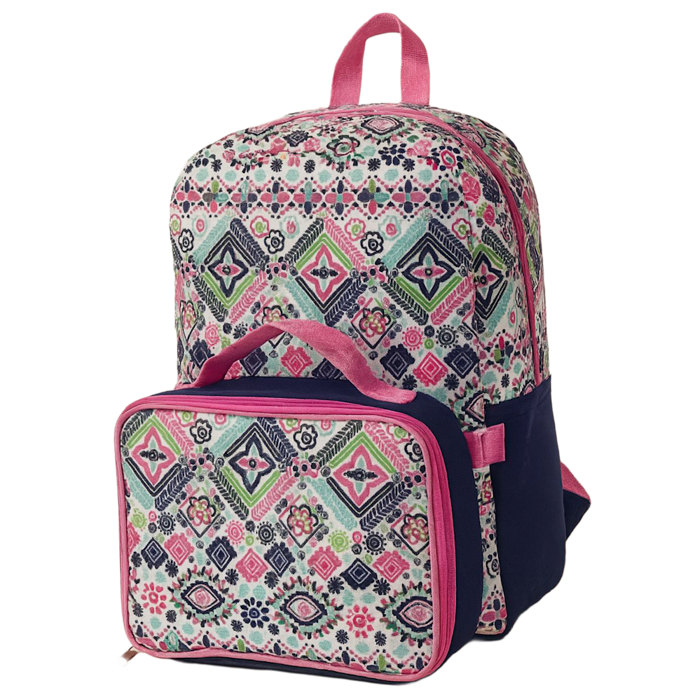 Pink & Navy