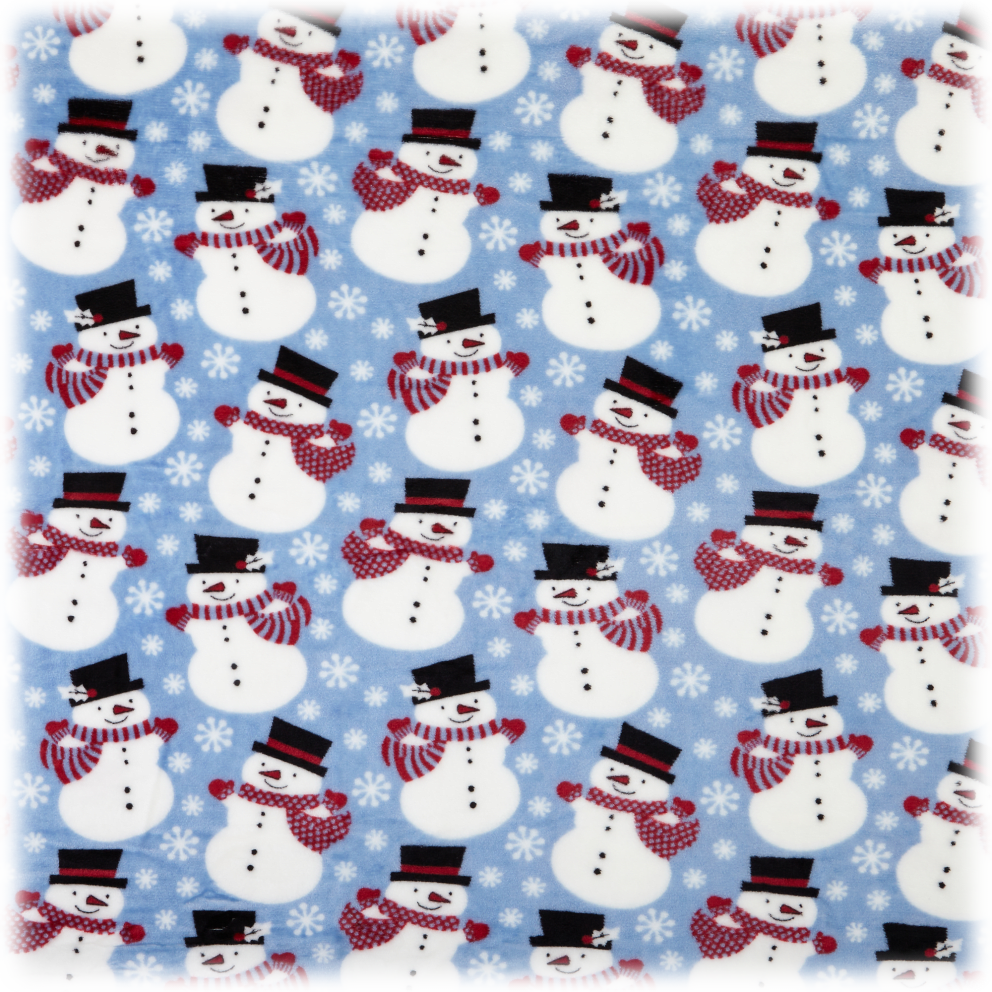 Blue Snowman