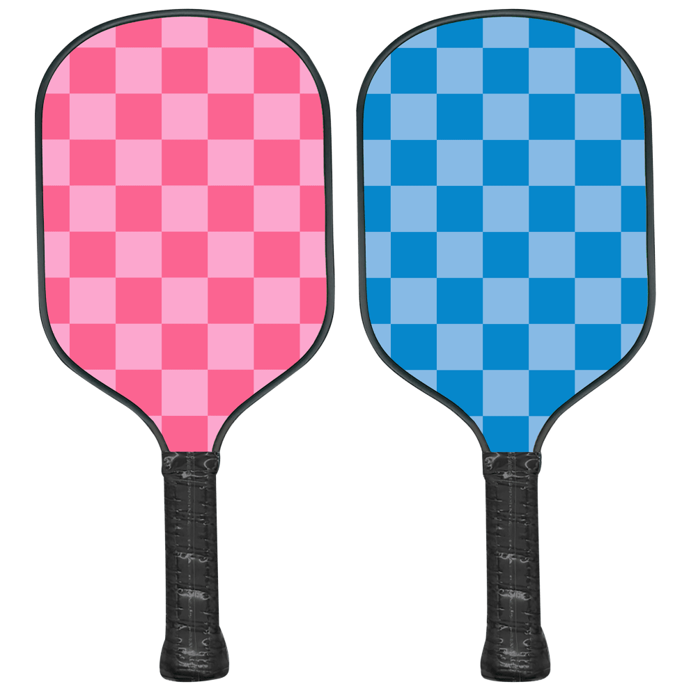 Pink Checkers & Blue Checkered Print