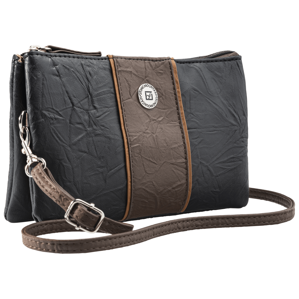 Includes a 27" crossbody strap