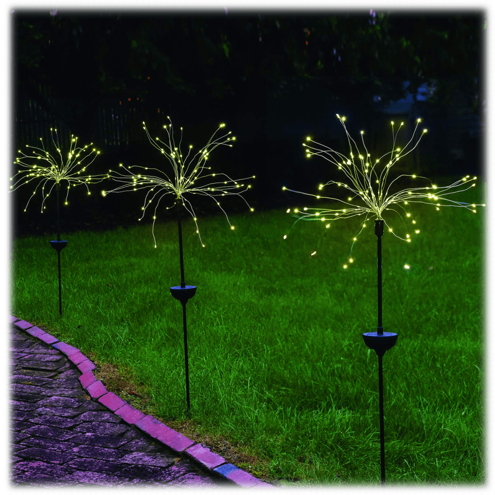 Lights turn on at dusk & off at dawn for effortless operation & energy savings