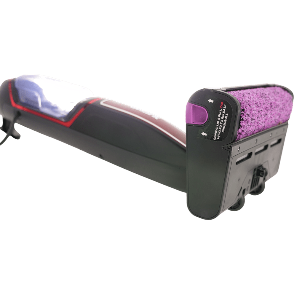 Picks up dry debris while it steam-cleans, so you can skip the pre-sweep