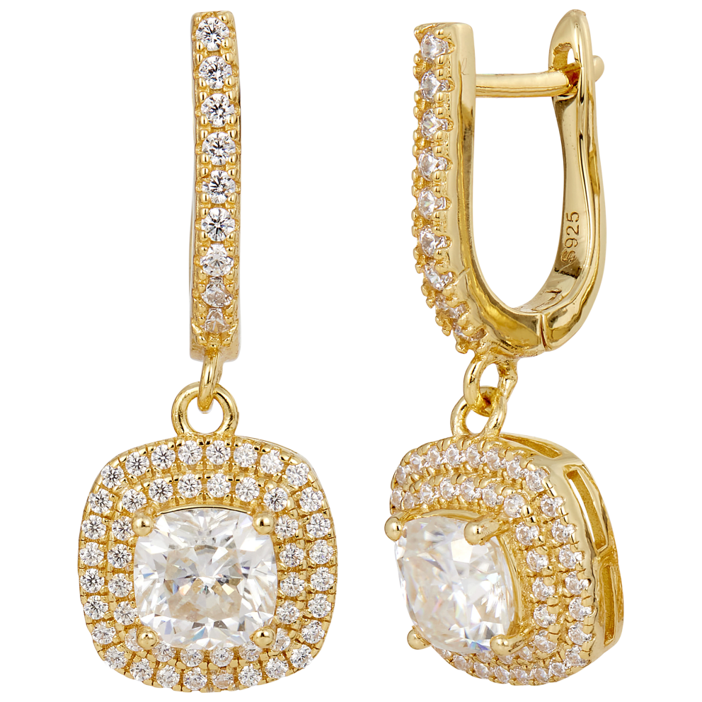 18K Gold Over Sterling Silver
