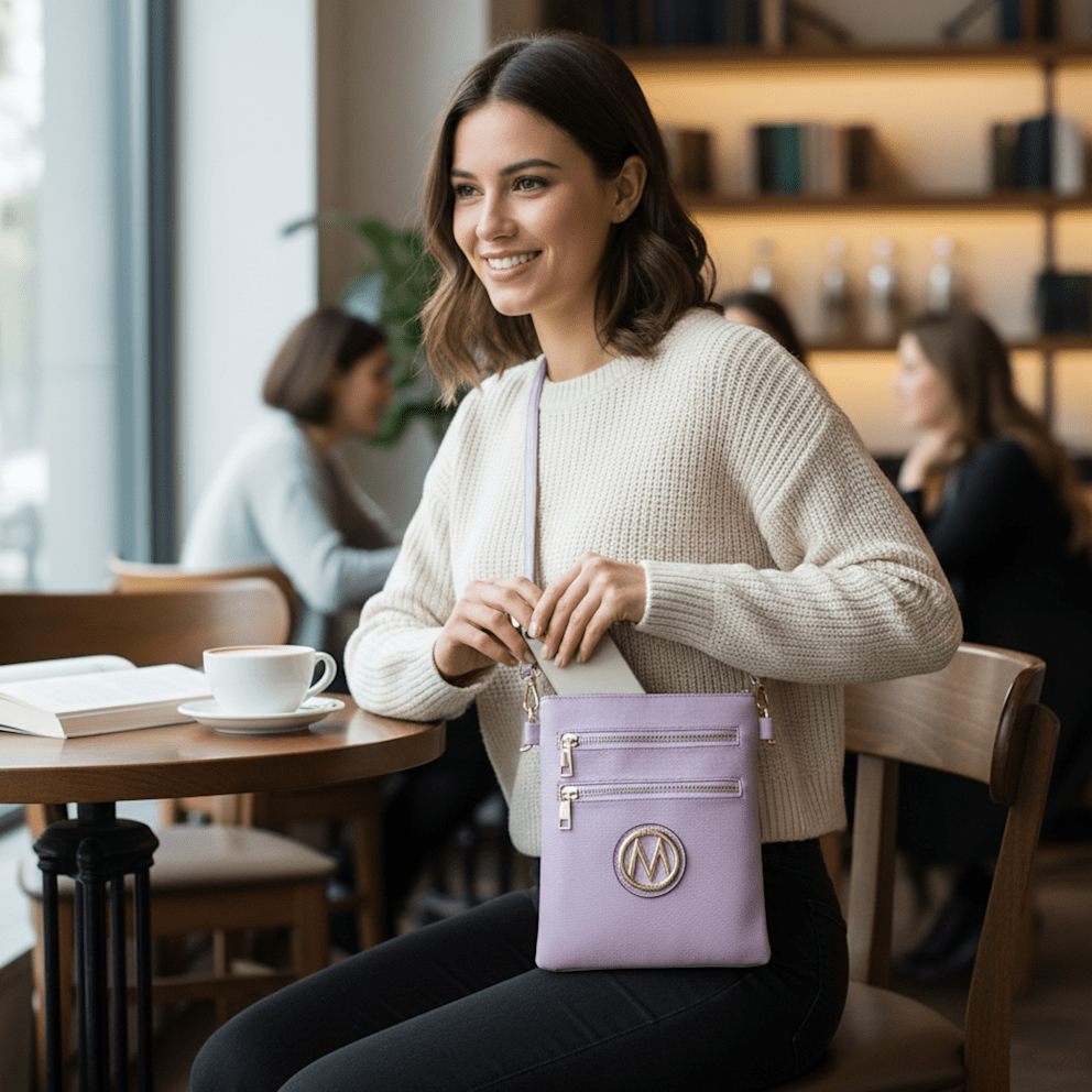 Adjustable Crossbody Strap Keeps Your Essentials Comfortably Within Reach