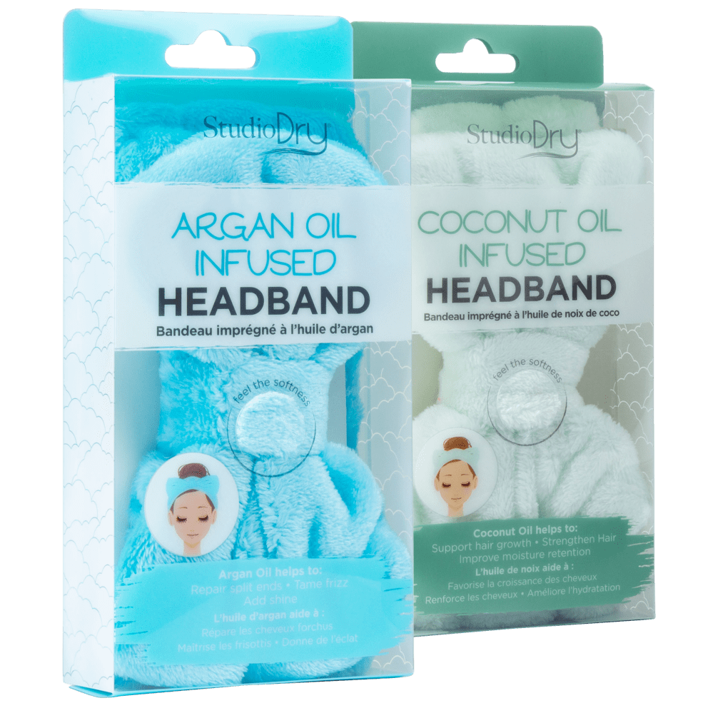 Argan Oil and Coconut Oil Infused Headbands