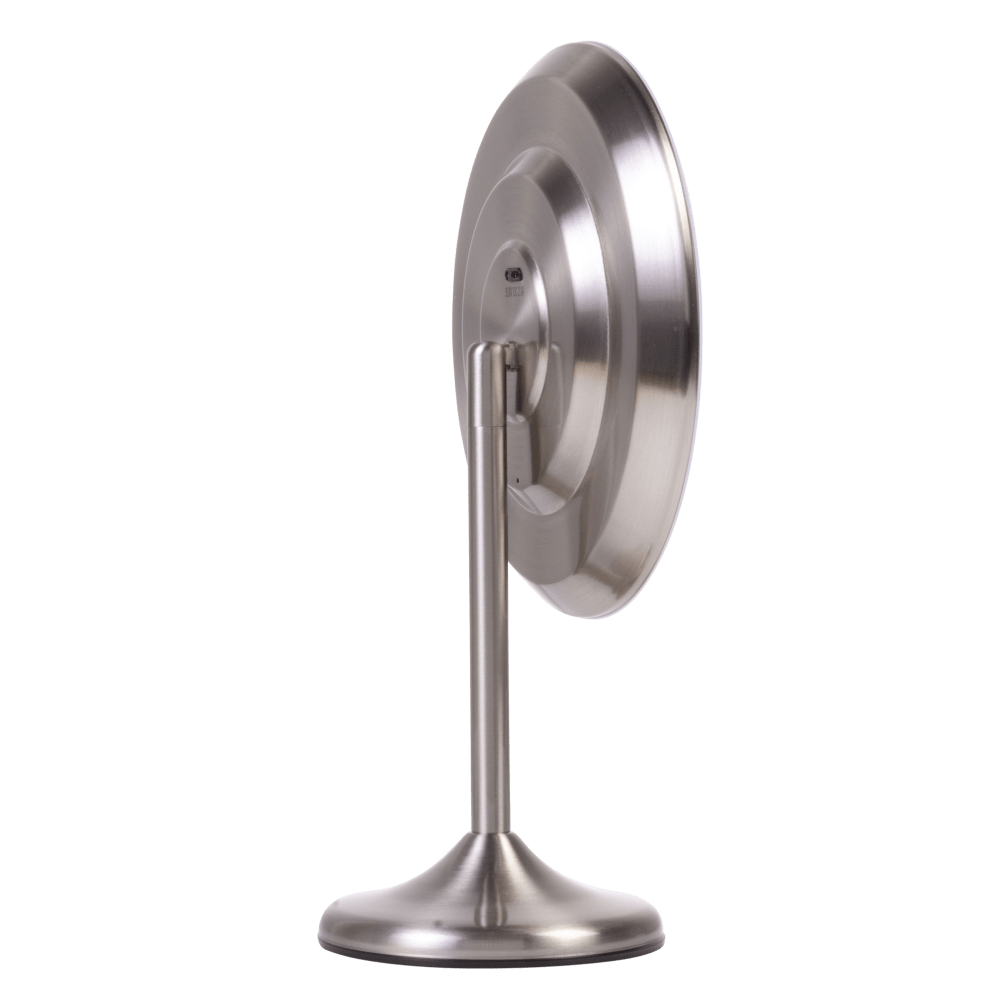 Back includes the charging port, as well as a magnetic storage mount for the spot mirror