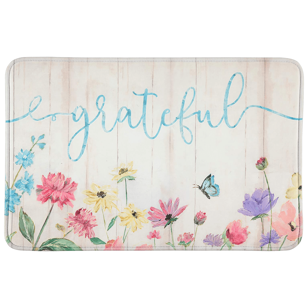 Grateful Floral Wood