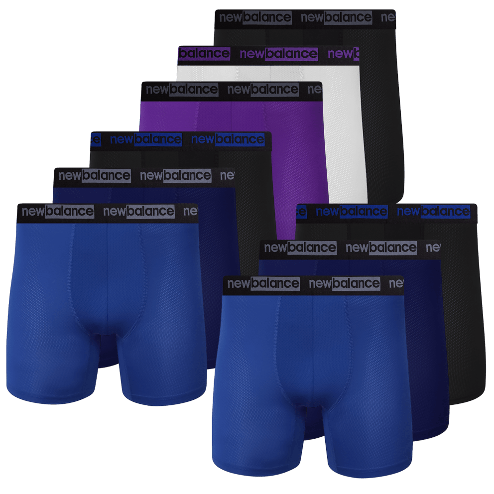 Performance Mesh (Navy + Navy + Purple)