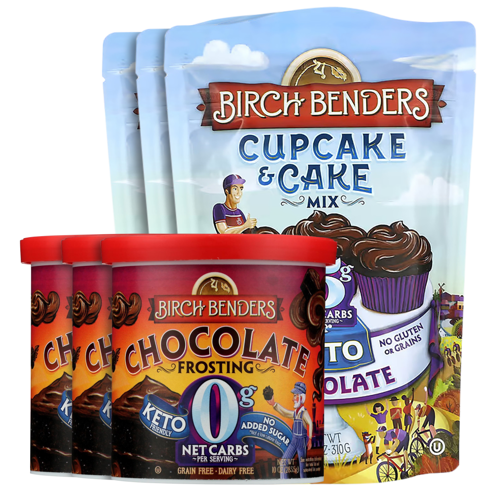 3x Chocolate Cake Mix & 3x Chocolate Frosting