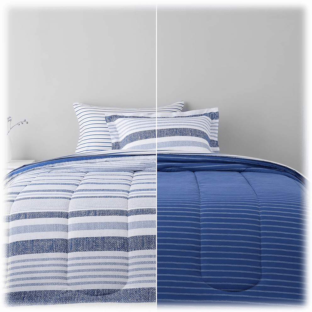 Blue Denim Stripe(Reversible)