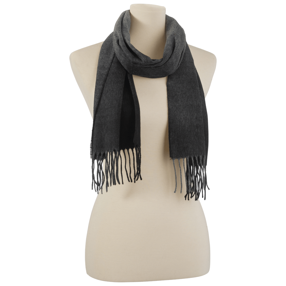 Cashmink Scarf Solid Charcoal